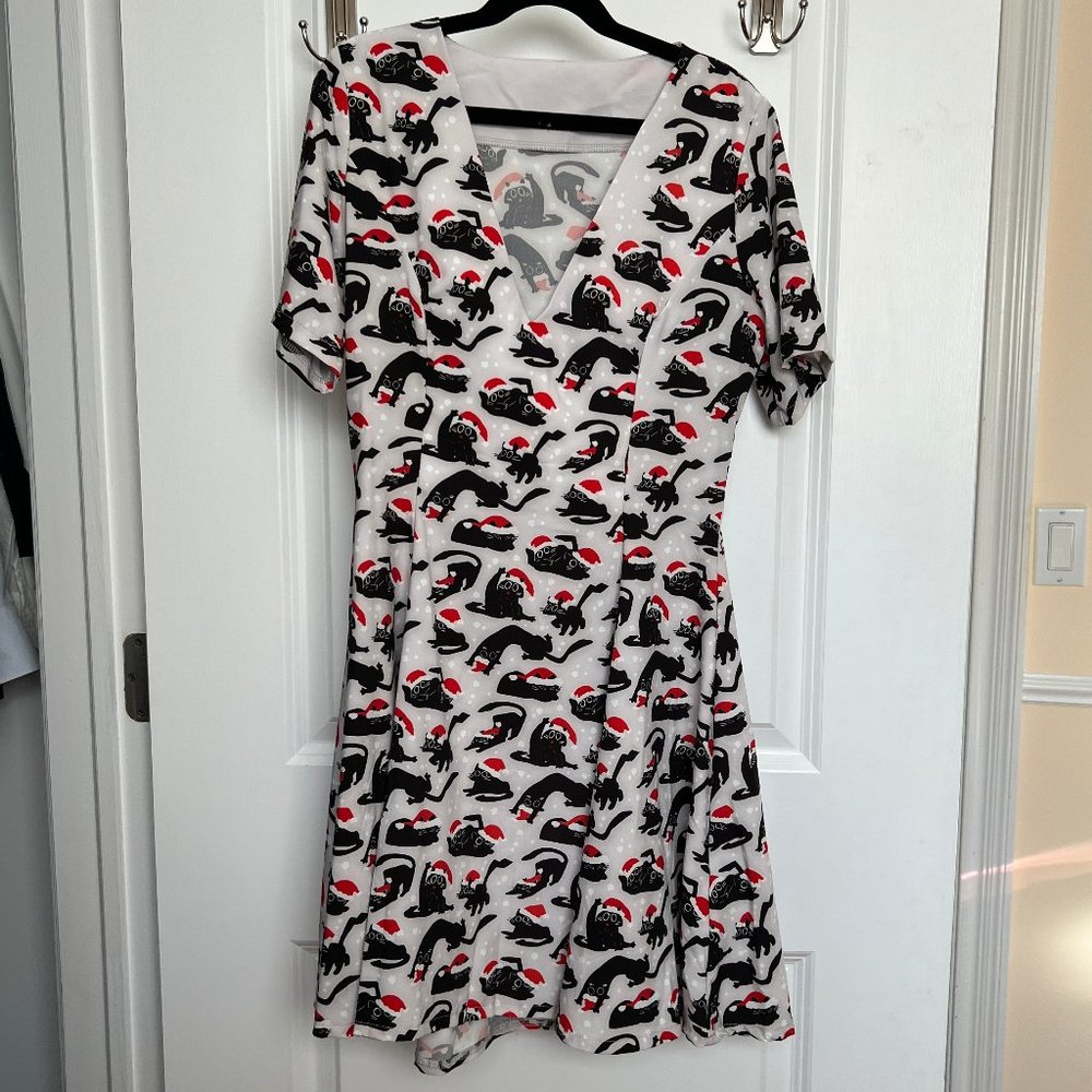 Blackmilk Cats In Hats Evil V Dress